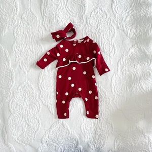 JESSICA SIMPSON one piece with matching Bow